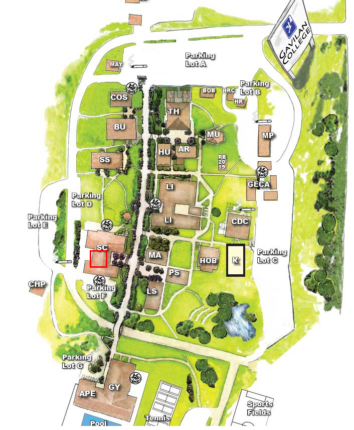 map to the gavilan bookstore