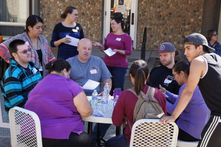 Group of Peer Tutors at Training