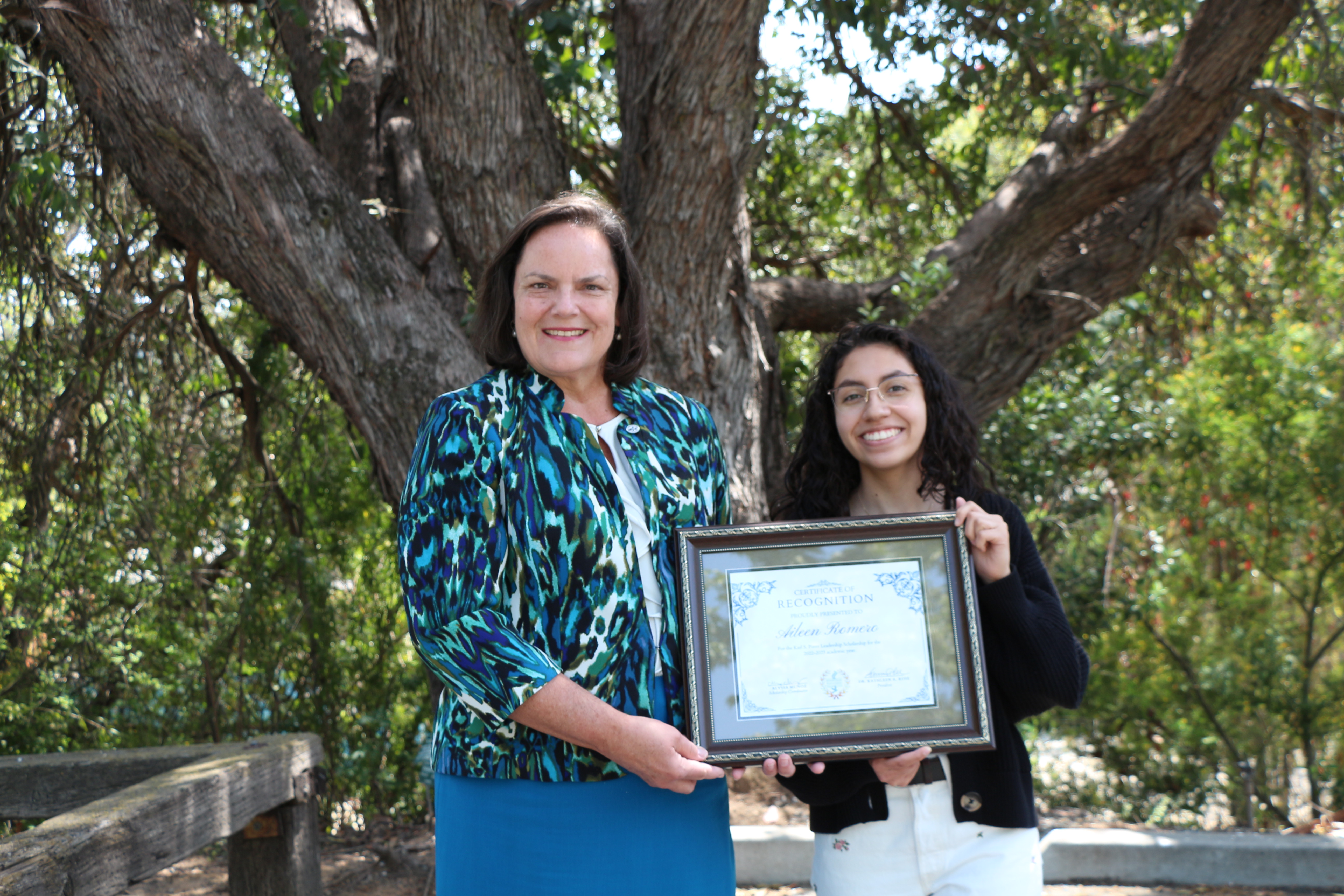 Dr. Kathleen Rose and Aileen Ramirez